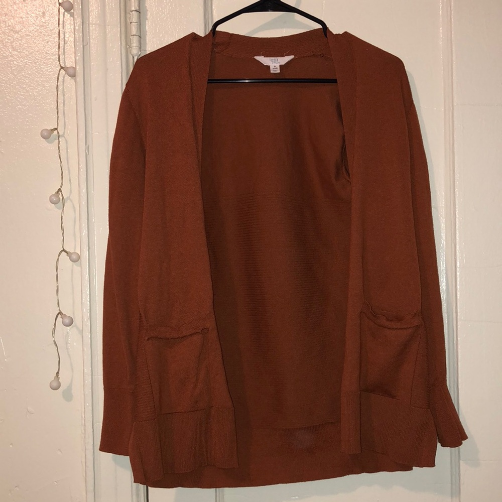 Burnt Orange Cardigan